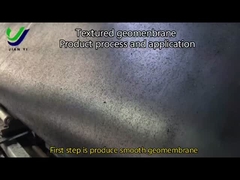 Geomembraan, ruw van oppervlak