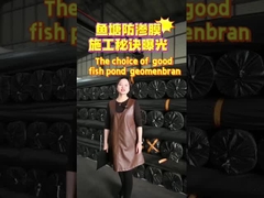 Vijverfolie van HDPE (ter voorkoming van lekkage)