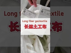 Introductie van geotextiel met lange vezels