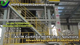 Productie van HDPE-geomembraanvoeringen