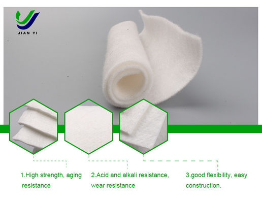 kwaliteit  Long Fiber Geofabric Roll For Beach Embankment And Harbor Pier Reinforcement fabriek