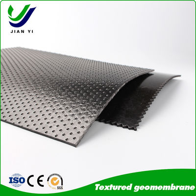 6m-8m Brede UV-bestendige HDPE Textuur Geomembraan Liner met Hoge Wrijving voor Helling- en Anti-Seepage Projecten