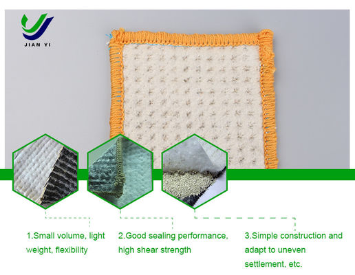 Anti-seepage bentoniet geosynthetische klei voor rivier en meer