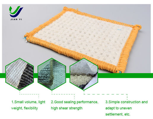 Sodiumbentoniet GCL-liner waterdicht voor kanaalbekleding