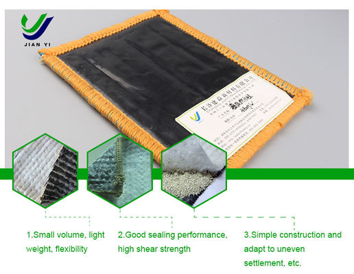 Geosynthetische klei met hoge dichtheid van bentoniet voor waterdichtheidsprojecten
