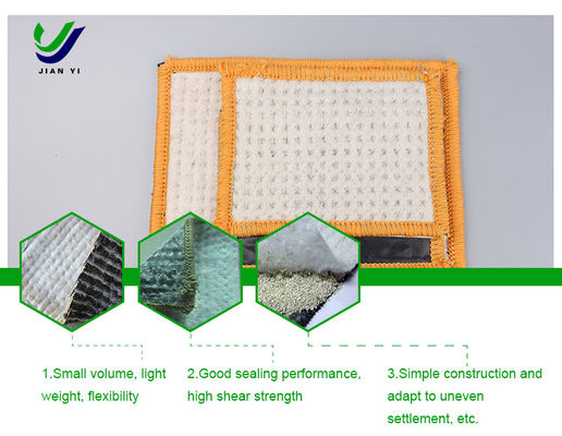 Sodiumbentoniet Geosynthetische kleivoering Waterdicht Met 18 m/l vloeistofverlies