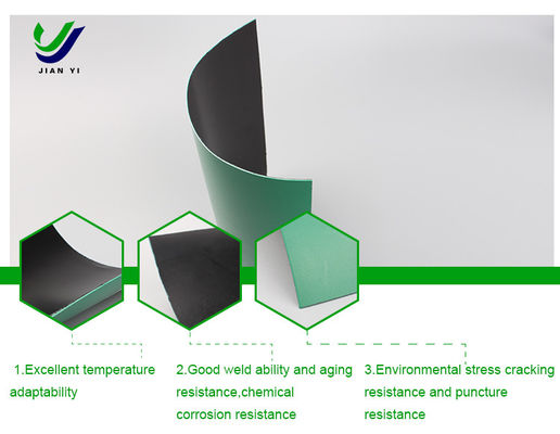 Anti-seepage HDPE-geomembraanplaten 0,3 mm-3,0 mm Voor mijnbouw