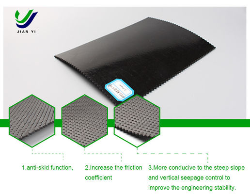 Geomembrane met textuur uit HDPE voor hellingstechniek en anti-lekkage van dammen