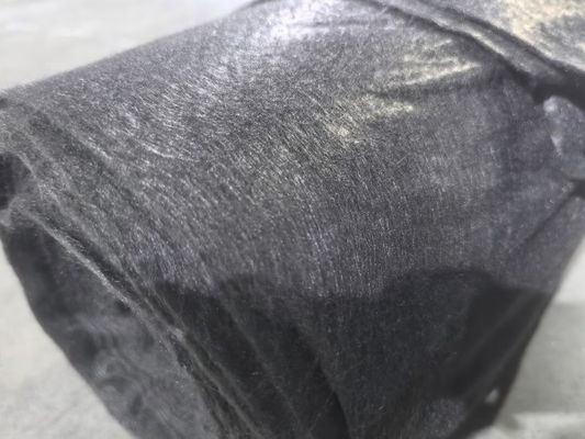 Versatile geotextiel van zwarte lange vezels voor wegen Spoorwegen en landingsbanen
