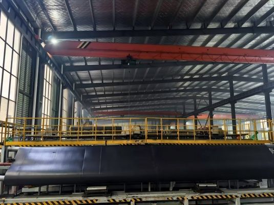 Geomembrane met textuur uit HDPE chemisch bestand en temperatuuraanpasbaar op stortplaatsen