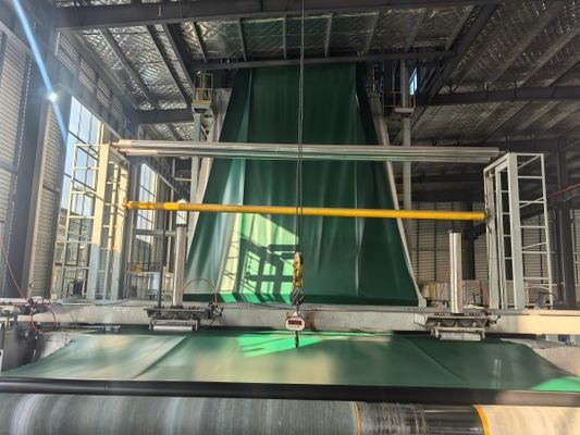 Langdurige oplossing Zwart en groen HDPE gladde geomembrane uitstekende veroudering en UV-bestandheid