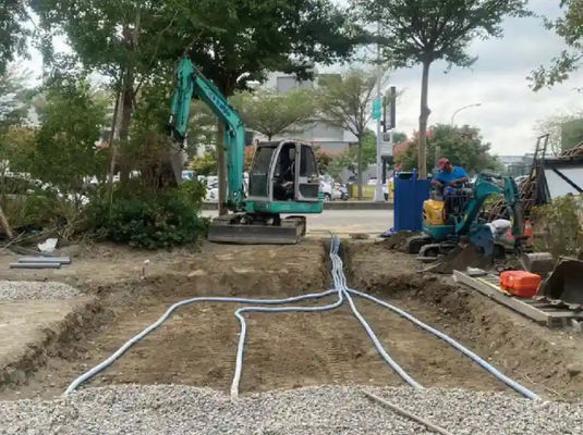 Ondergrondse drainagematerialen voor lozingen waterfiltratie zachte bodemversterking zachte doorlaatbare buizen