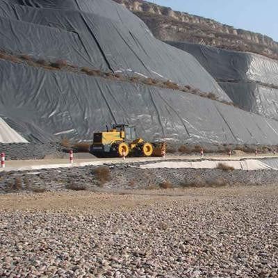 Geomembrane met textuur   High-Performance Anti-Slip Lining Solution