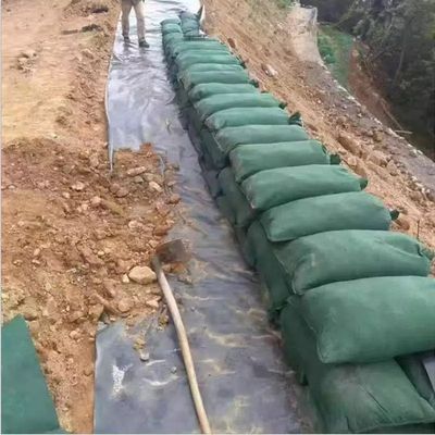 Eco-vriendelijke zandbarrièrezakken UV-bestand herbruikbaar Ontworpen voor maximale sedimentretentie 30*70cm/25*70/40*60 Wit