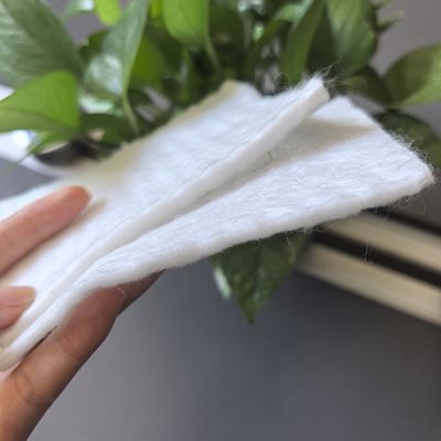 Geotextielstof van blauwe lange vezels op maat voor versterking