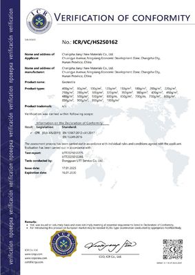 UV-resistentie Stapelvezels Geotextiel Waterdoorlaatbaar 100-800 gram/m2