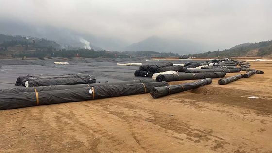 Uitstekende chemische weerstand HDPE glad geomembraan voor afvalbeheer