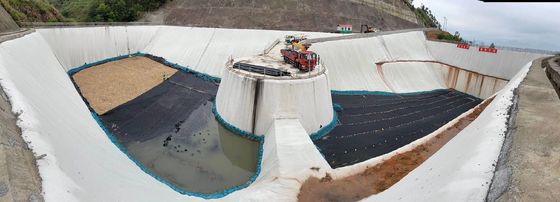 Geotextiel van niet-geweven lange filamenten voor rookgasreinigingsresiduen