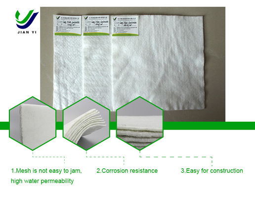 Lichtgewicht UV-bestendig, lekbestendig polypropyleen geotextiel voor tijdelijke constructie in mijnbouw