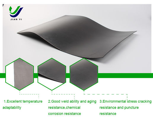 Chemische weerstand tegen hoogdichte polyethyleen-HDPE-geomembranen