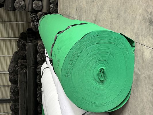 Geotextiel van niet-geweven korte vezels met een superieure doorlaatbaarheid, precieze filtratie en weerstand tegen vegetatie