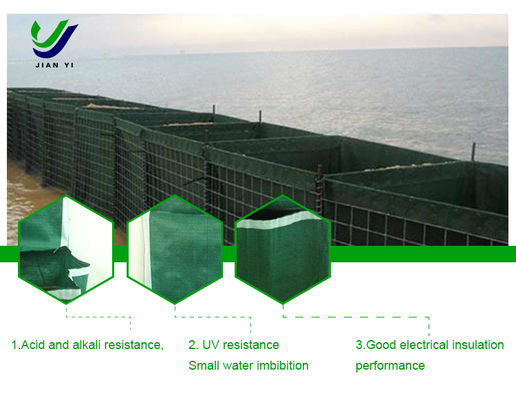 Ecozakken van polyester/polypropyleenvezels Geotextielzakken voor landschapsontwerp ter bestrijding van erosie