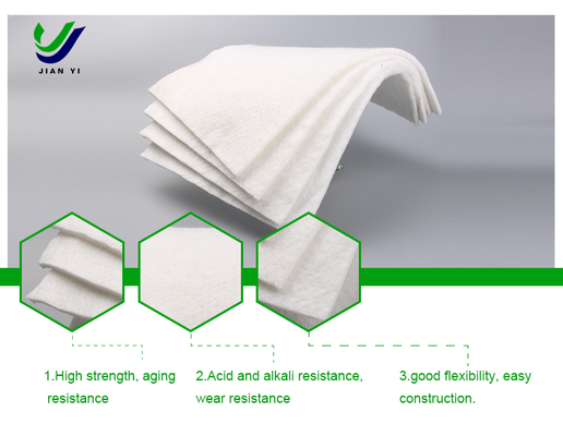 Lange-filament non-woven geotextiel Hoge sterkte scheiding • Superieure filtratie • Ontworpen duurzaamheid