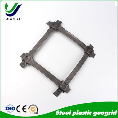 Geogrid met hoge treksterkte van staal met UV-weerstand en 30~120KN/m trekweerstand voor zware wegbouw